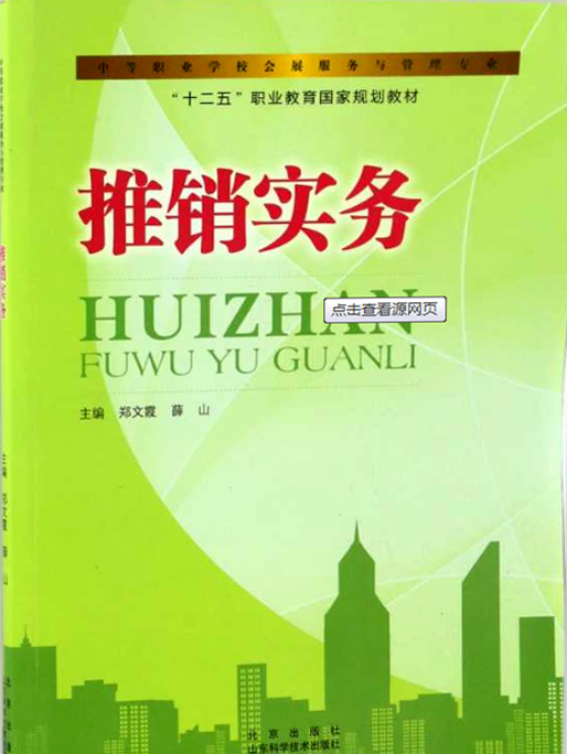 推銷實務(山東科學技術出版社2016年出版的圖書)