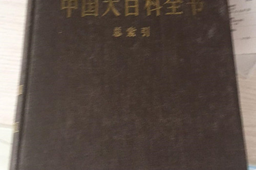 中國大百科全書 : 總索引