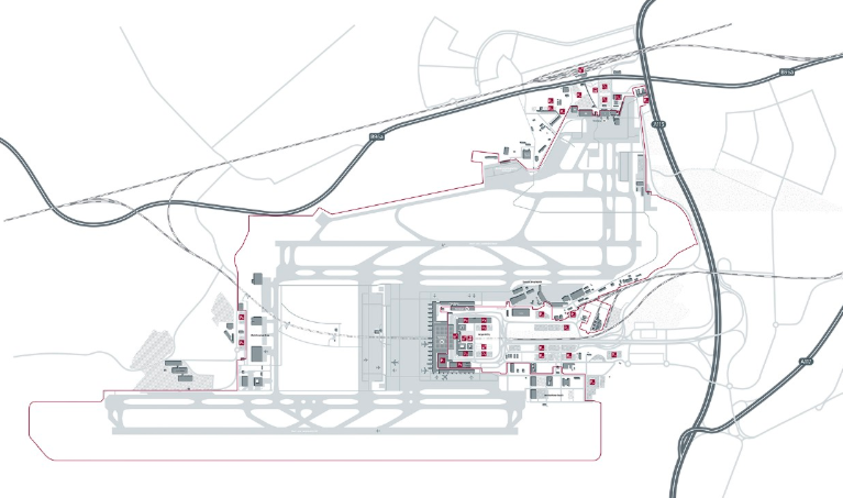 柏林布蘭登堡機場平面圖
