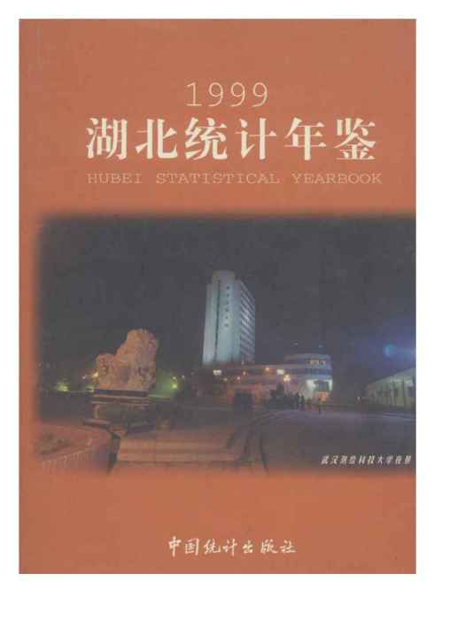 湖北統計年鑑1999