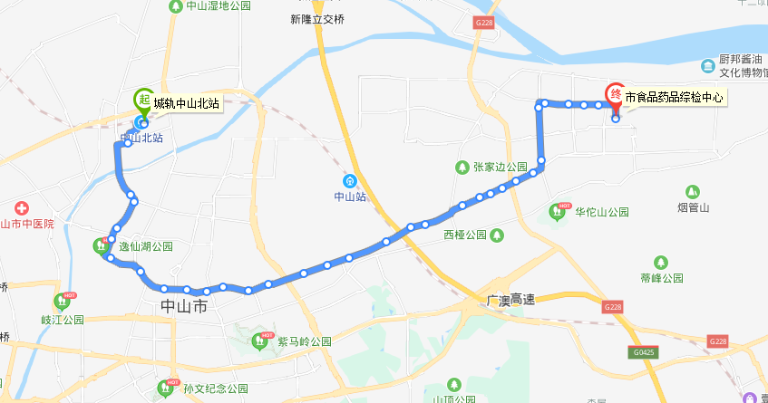 中山公交032路