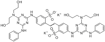 2,2\x27-（1,2-亞乙基）雙[5-[4-[雙（2-羥乙基）氨基]-6-（苯氨基）-1,3,5-三嗪-2-基]氨基]苯磺酸二鉀鹽