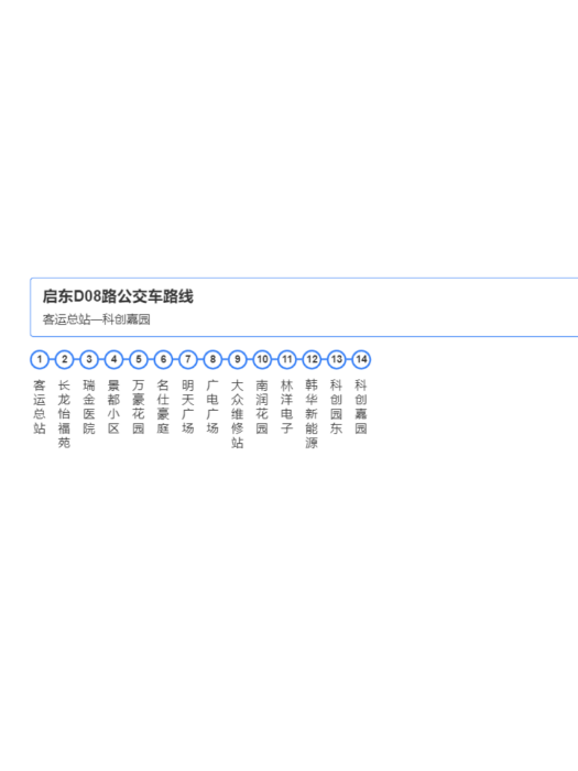 啟東公交D08路