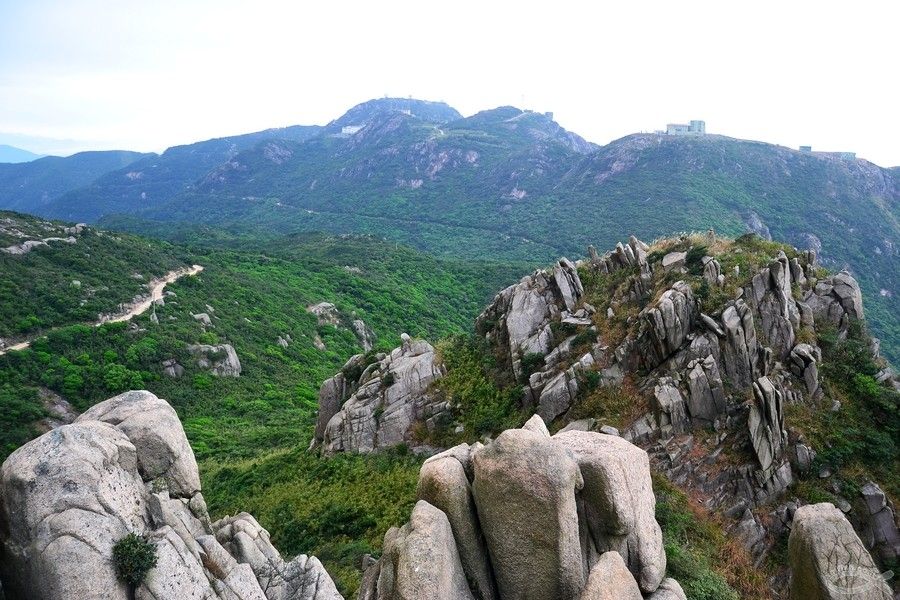 站在筆架山回望大霧山