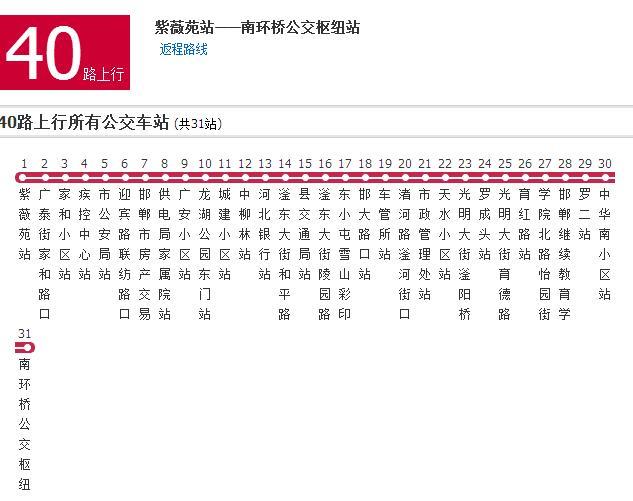 邯鄲公交40路