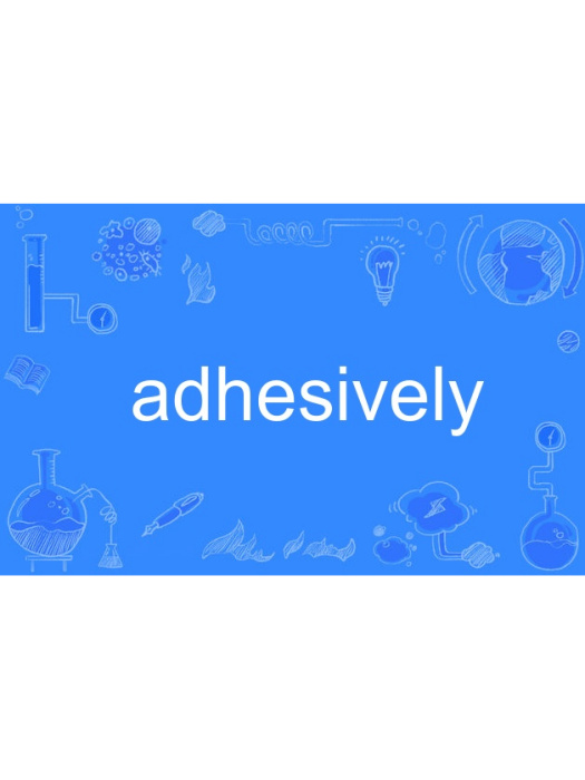 adhesively