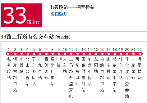 天水公交33路