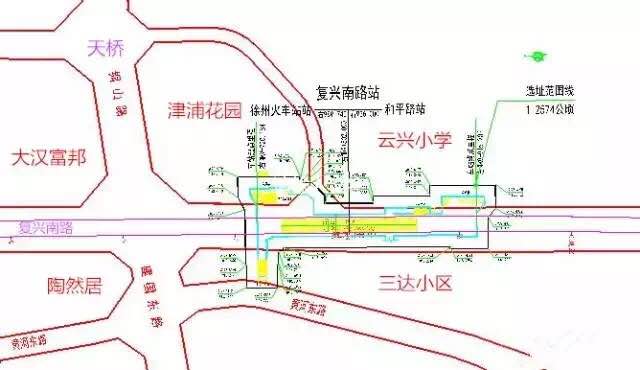 天橋站位置及結構