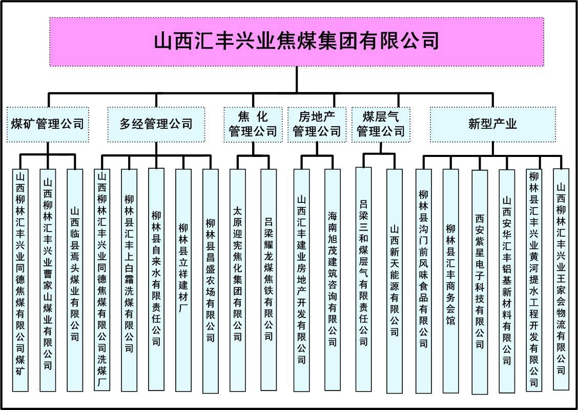 滙豐興業集團架構圖