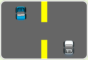 汽車公路閃躲