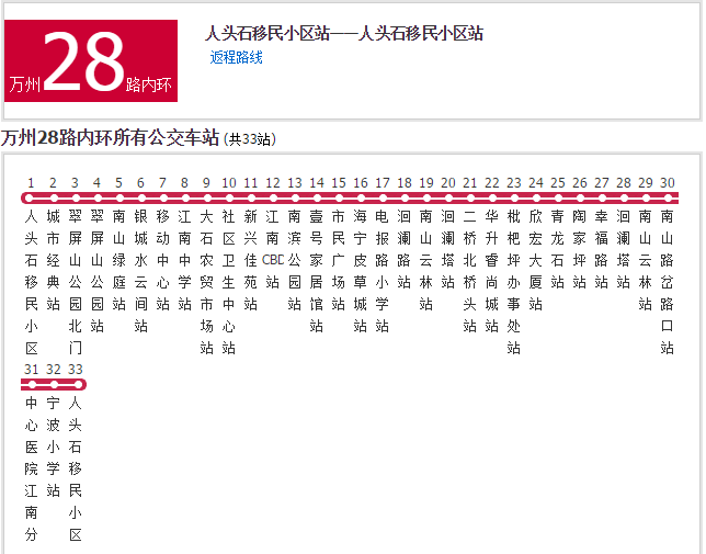 萬州公交28路