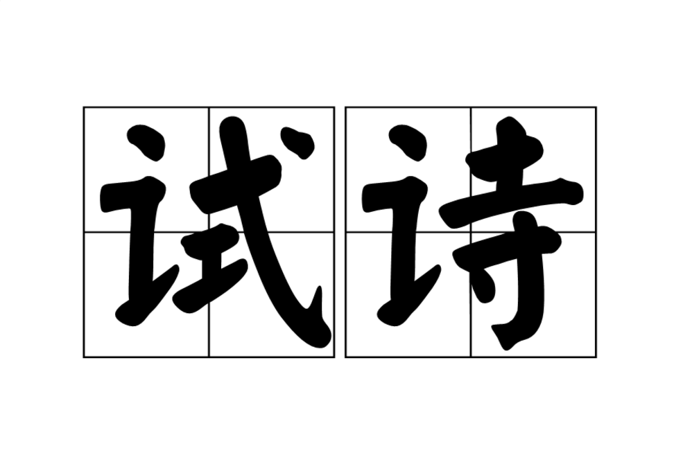 試詩