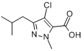 4-氯-3-異丁基-1-甲基吡唑-5-甲酸