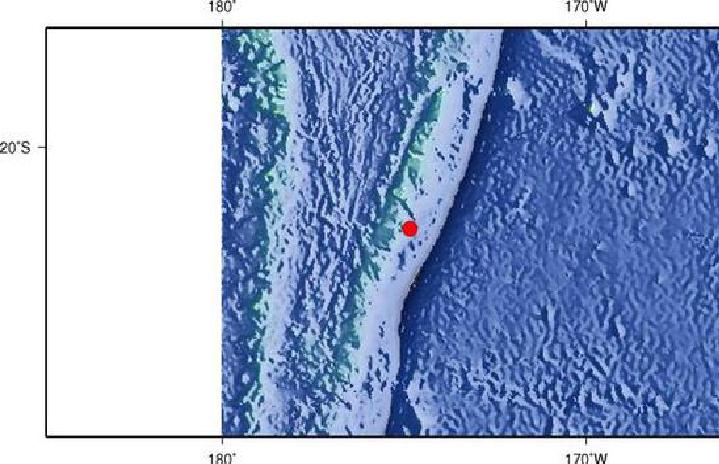 11·7湯加群島地震