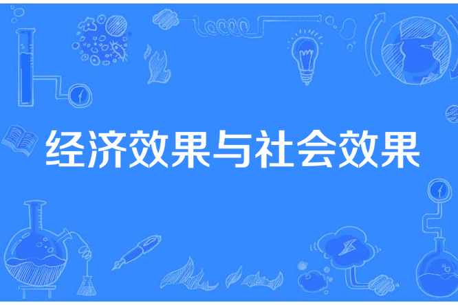 經濟效果與社會效果