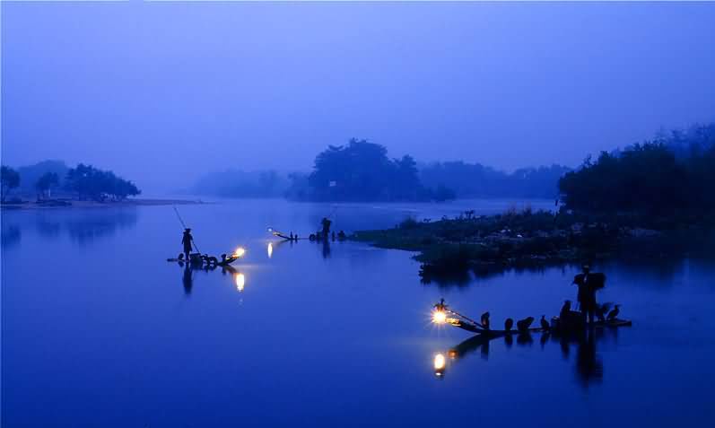 情人泉夜景