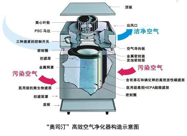 美國奧司汀空氣淨化器