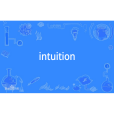 intuition(英語單詞)