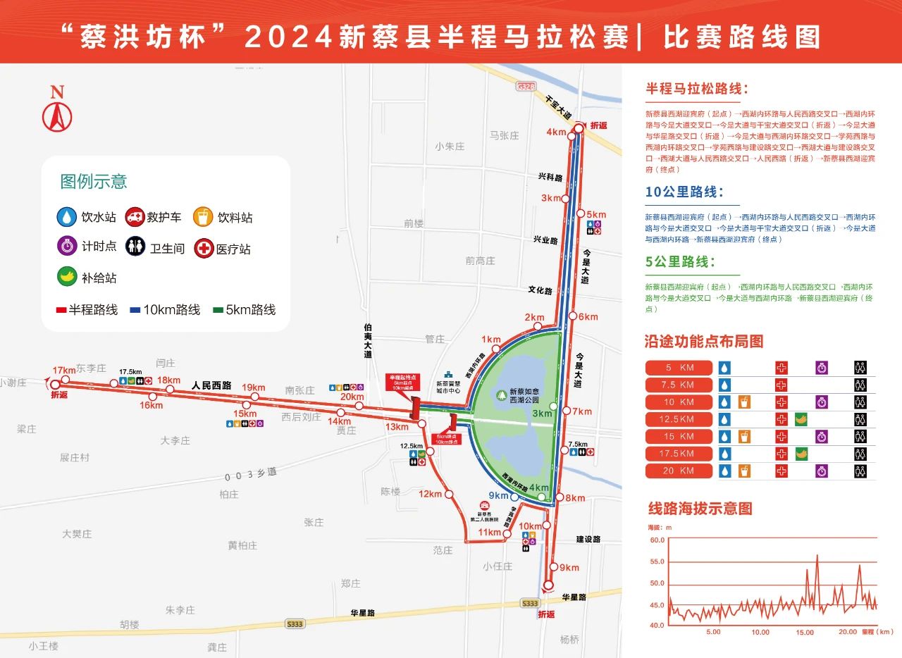 2024新蔡縣環湖半程馬拉松