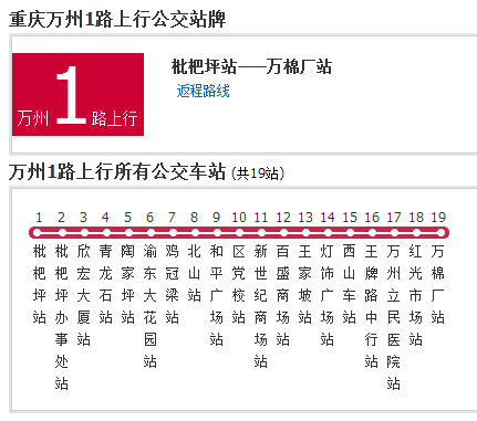 萬州公交1路