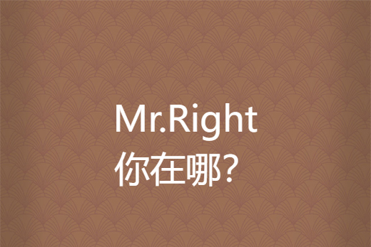 Mr.Right你在哪？