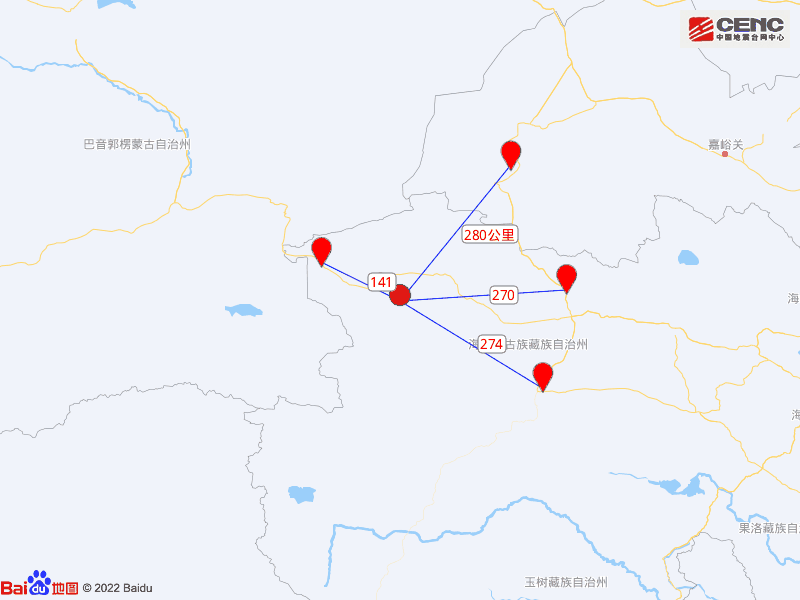 10·19茫崖地震