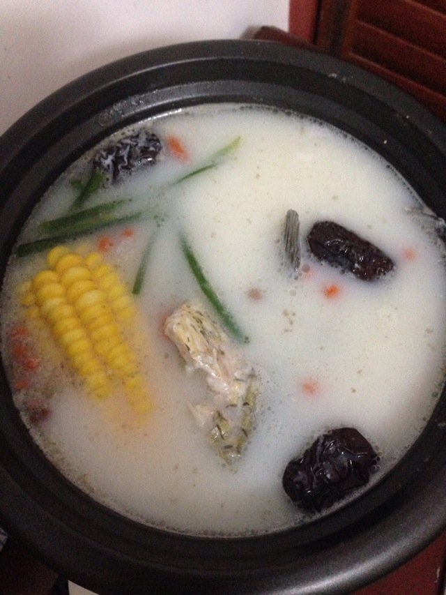 玉米豆腐魚湯