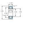 SKF NA2210.2RS軸承