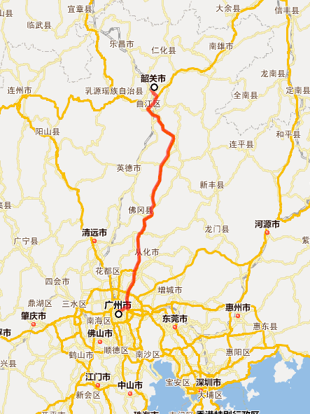 廣韶高速公路(廣州—韶關高速公路)