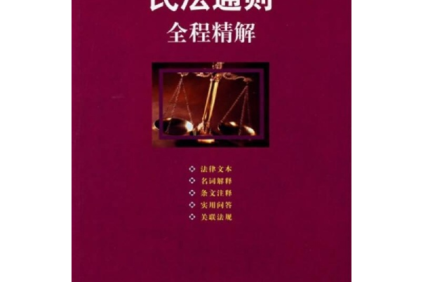 民法通則全程精解(2008年法律出版社出版的圖書)