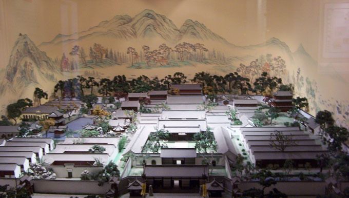 天王府遺址模型