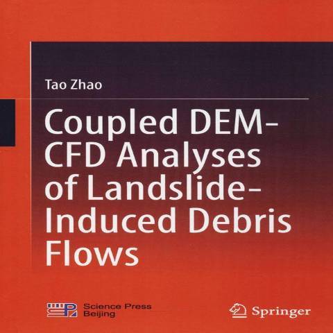 Coupled DEM-CFD analyses of landslide-induced debris flows