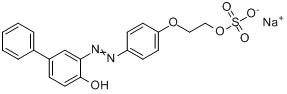3-[[4-[2-（硫氧雜）乙氧基]苯基]偶氮[1,1\x27-聯苯基]-4-醇鈉
