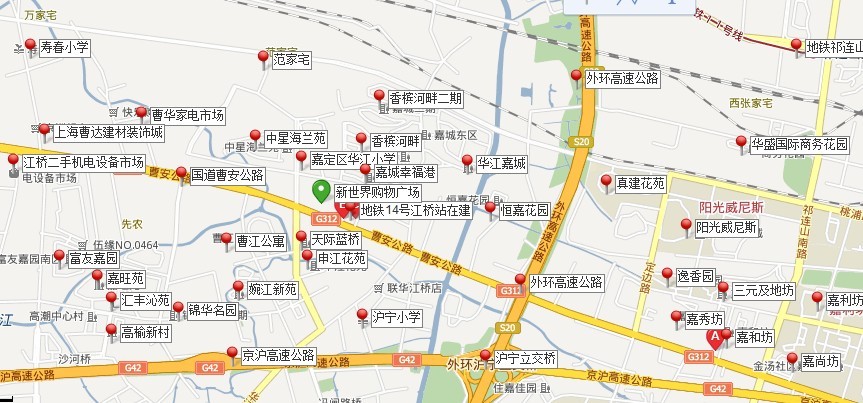 上海嘉定江橋新世界生活廣場