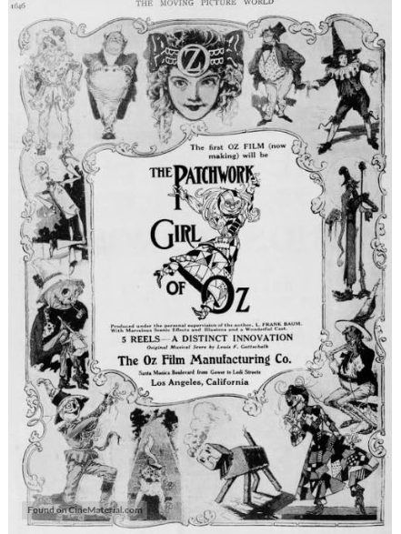 The Patchwork Girl of Oz(美國1914年J. Farrell MacDonald執導的電影)