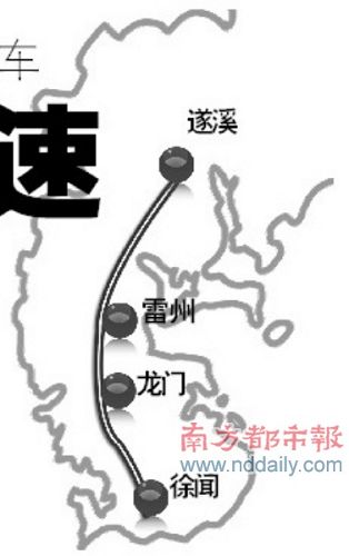 湛徐高速公路簡圖(點擊查看大圖)