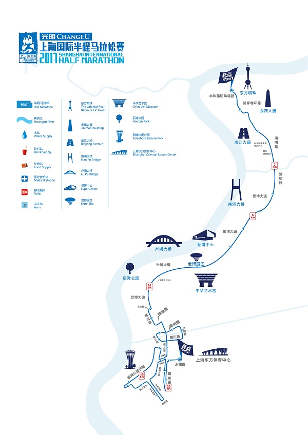 2017上海國際半程馬拉松賽