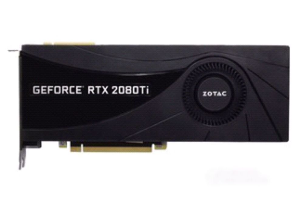 索泰GeForce RTX 2080Ti-11GD6 AI版 OC