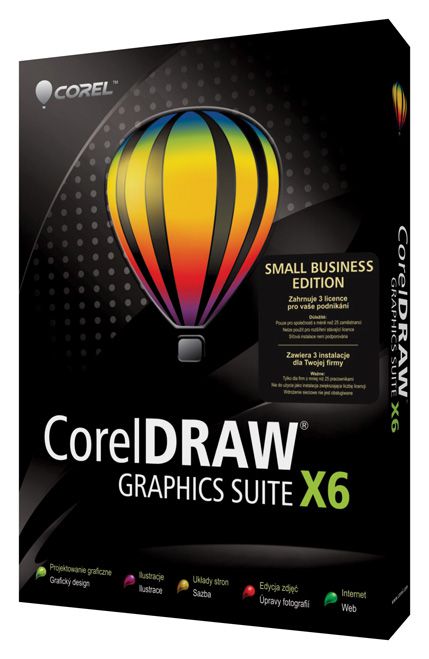 CorelDRAW X6 包裝盒