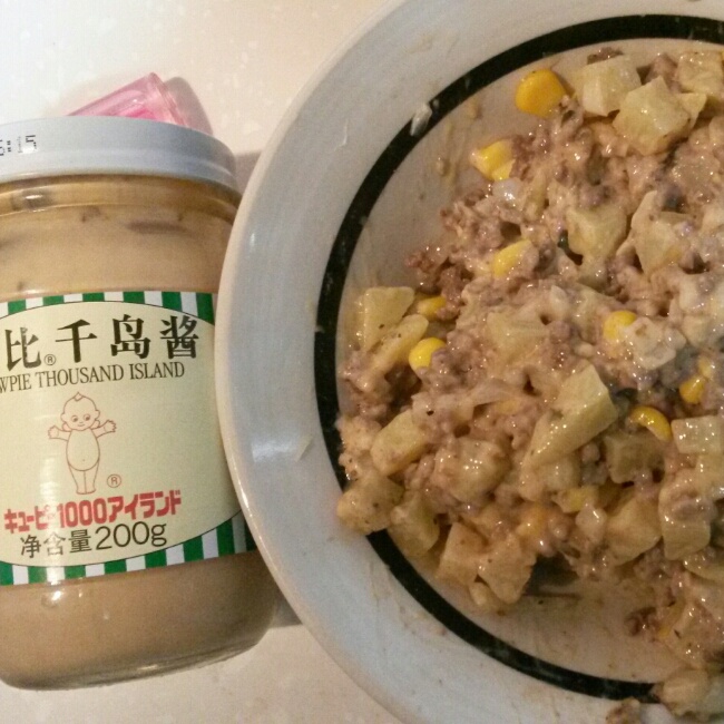 牛肉碎焗土司