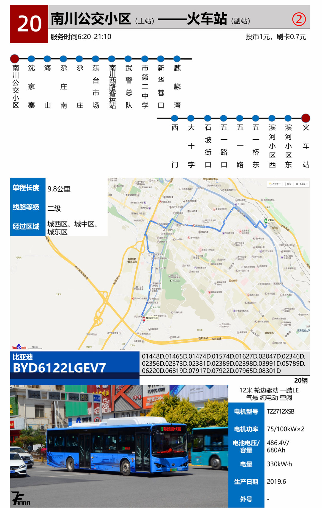 西寧公交20路