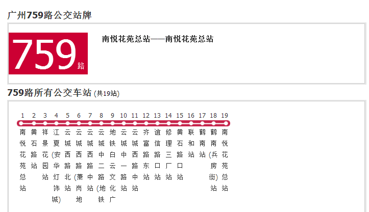 廣州公交759路