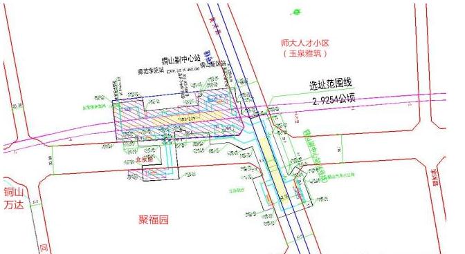 玉泉河站位置及結構