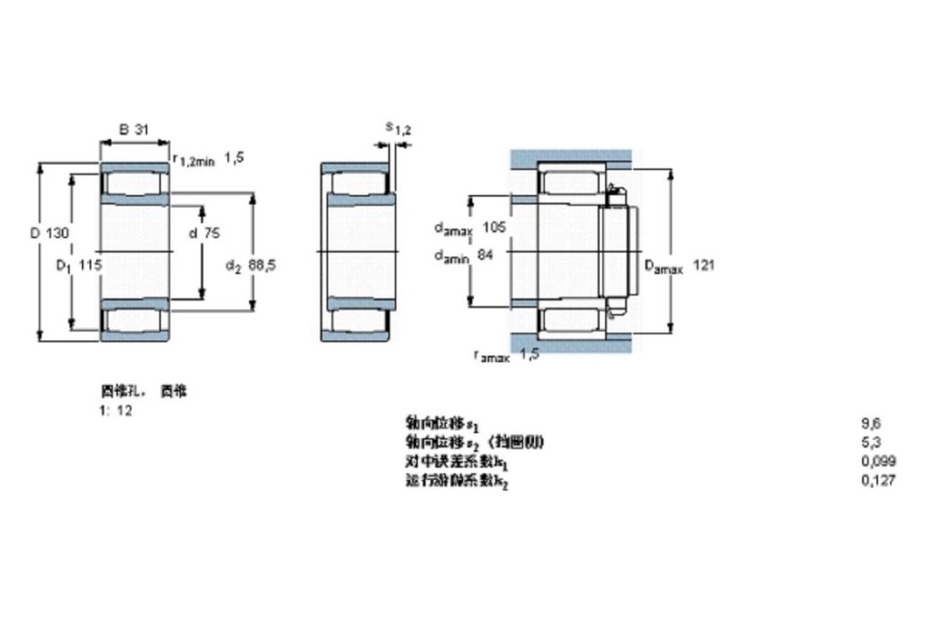 SKF C2215KV軸承