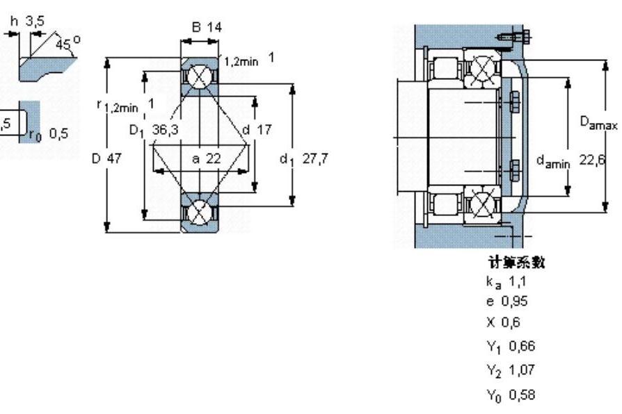 SKF QJ303N2MA軸承