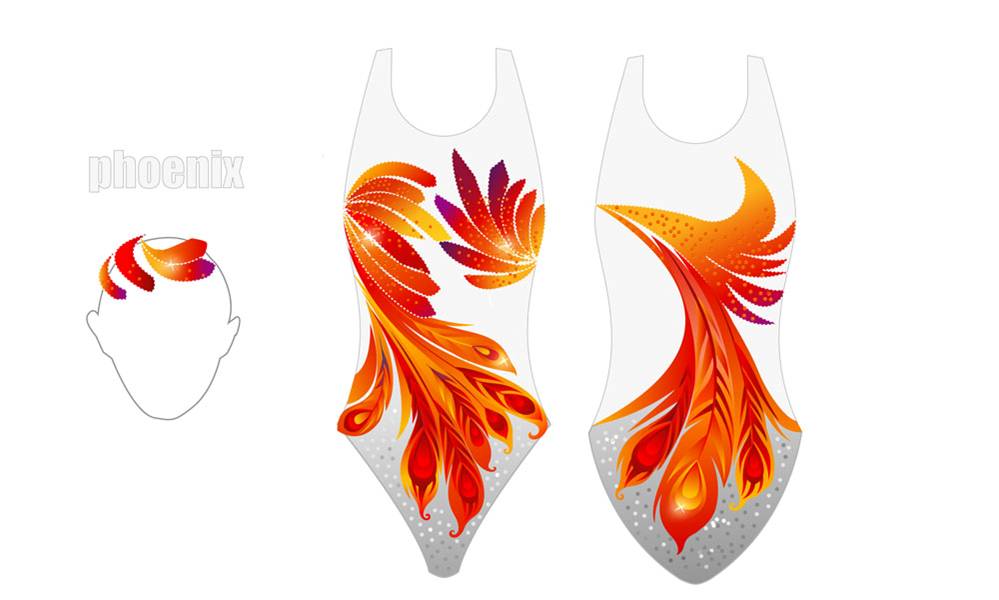 2008奧運會水上芭蕾隊泳裝設計
