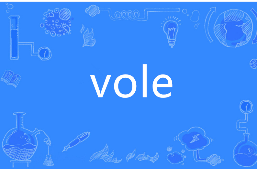 Vole(英語單詞)