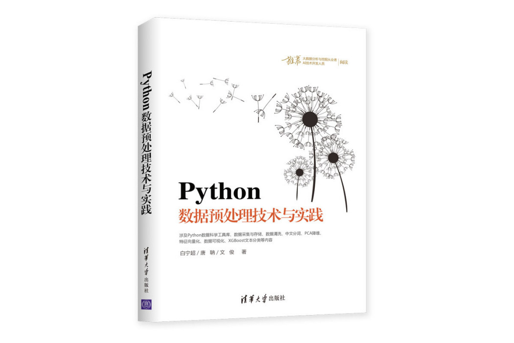 Python數據預處理技術與實踐(清華大學出版社出版的書籍)