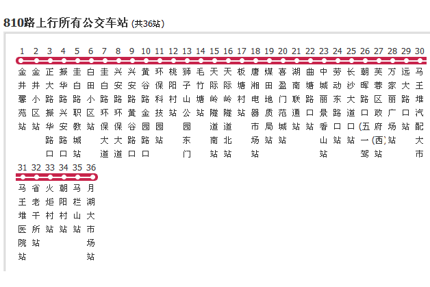 長沙公交810路