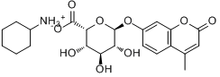 4-甲基香豆素基-Α-L-吡喃艾杜糖醛酸環己銨鹽